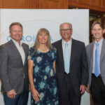 Chancellor Kevin Guskiewicz, Miriam and Tom Zietlow, and Dean Jim White.