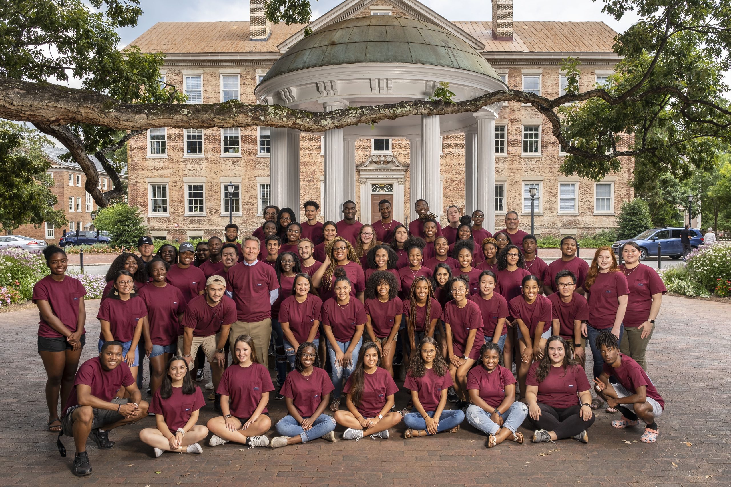 Summer Bridge participants met with Chancellor Kevin Guskiewicz.