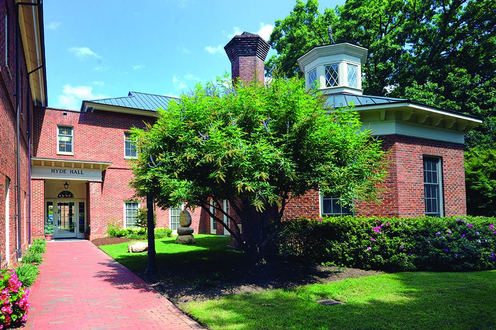 Hyde Hall is the home of the Institute for the Arts and Humanities. (photo by Donn Young)