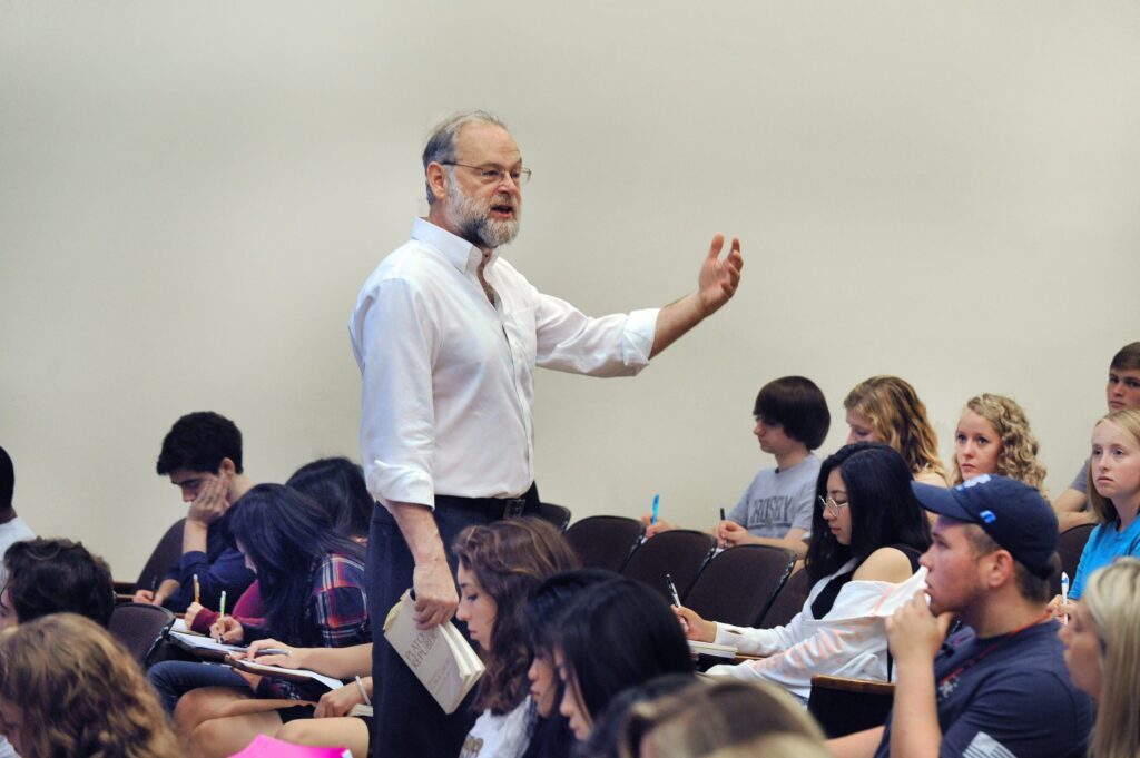 Morehead-Cain Alumni Distinguished Professor Geoff Sayre-McCord, the founding director of the program