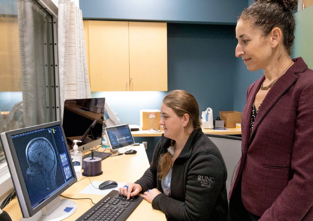 Eva Telzer and colleague