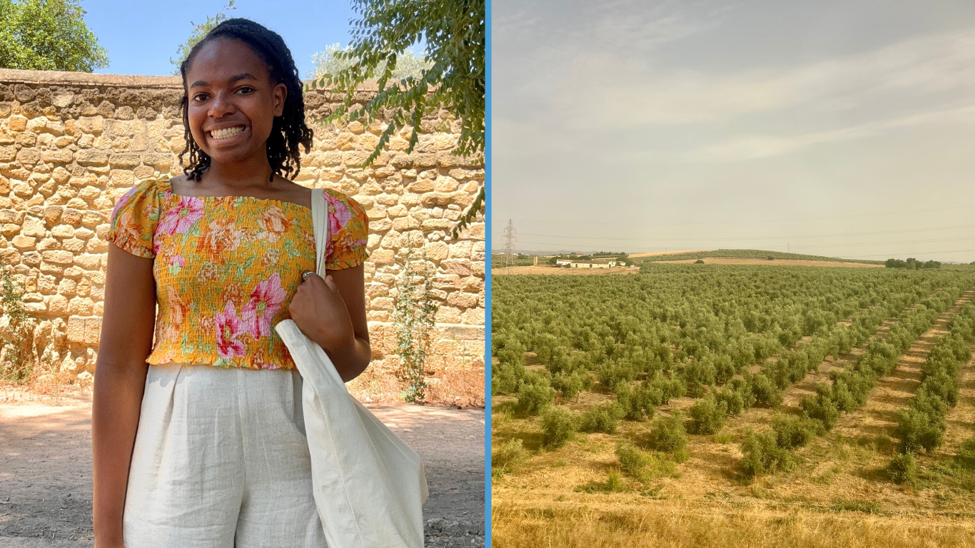 “I love the intimacy of poetry and how we can get such detailed, vivid snapshots of place and feeling in such a small space,” said Emerald Izuakor, who studies Hispanic linguistics and nutrition on the health and society track. (courtesy of Emerald Izuakor)