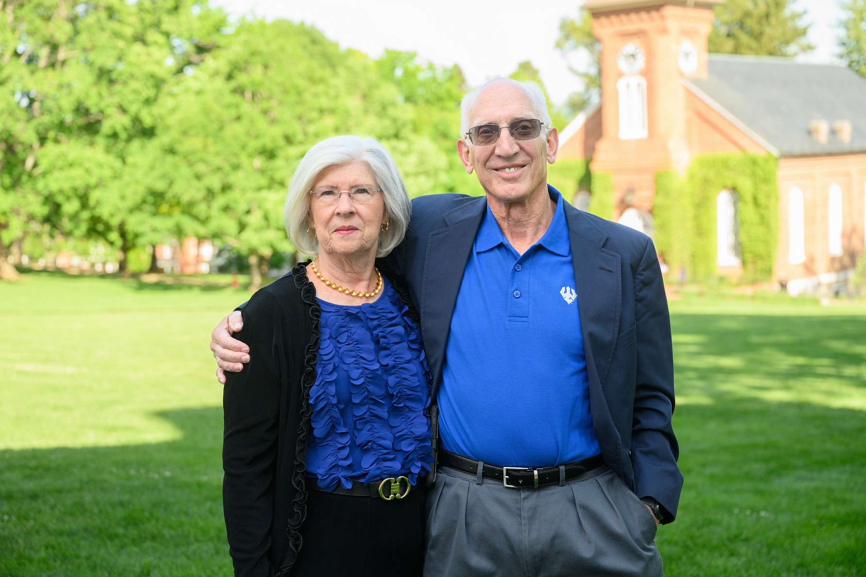 Emily and Jack Wallace at Washington and Lee University, Jack's undergraduate alma mater.