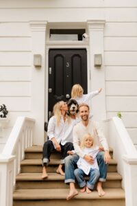 Brian Fenty with his greatest personal achievement: his family. (Photo courtesy of Liz Isles.)