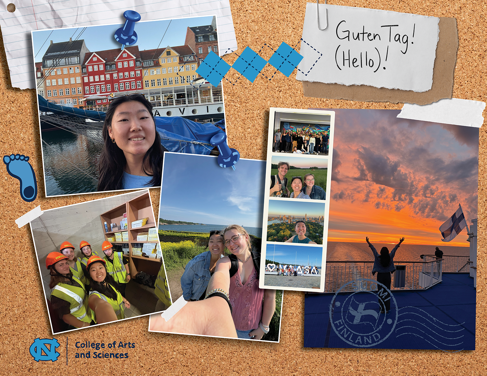 collage of trip photos