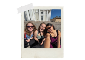 Polaroid with friends